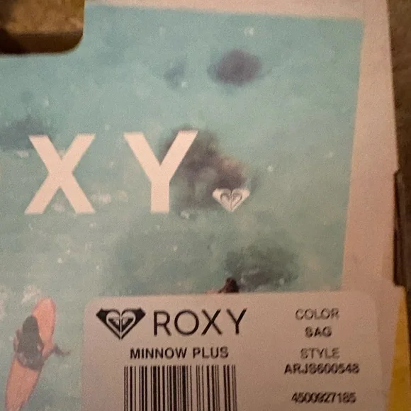 Roxy Minnow Plus in Soft Green - Picture 2 of 5